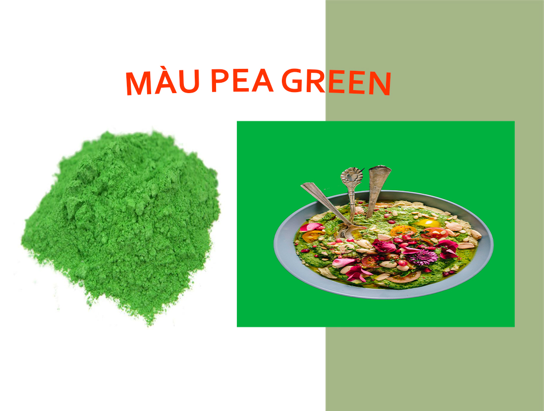 MÀU PEA GREEN - PHỤ GIA TẠO MÀU THỰC PHẨM